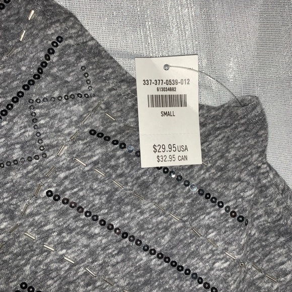 NWT Sequin Hollister Cropped Tank - Picture 4 of 5